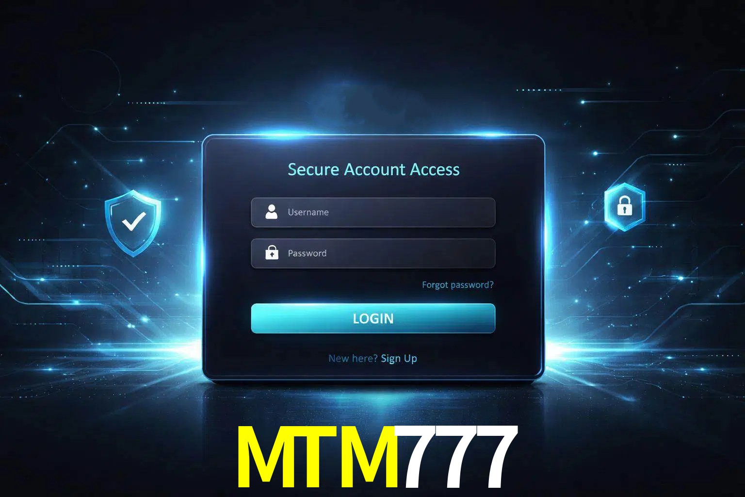 Pantalla de inicio de sesión de cuenta MTM777 para usuarios en México