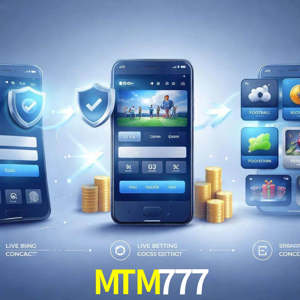 Pasos de acceso a la app MTM777 en pantalla de teléfono móvil
